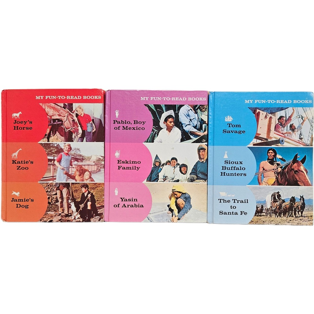 Vintage My Fun-To-Read Books Set of 3 James Ertel Volumes 1,3,5